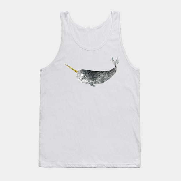 Narwhal Tank Top by Babban Gaelg